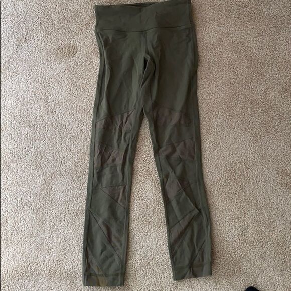 Lululemon green tech mesh legging size 2 - Picture 1 of 3